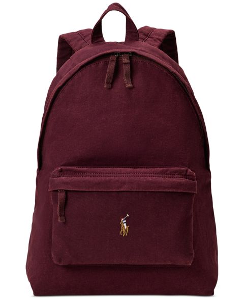 Рюкзак Polo Ralph Lauren Canvas, цвет: Винный