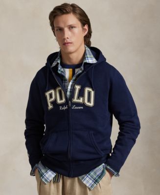 Polo Ralph Lauren Men's Logo Fleece Full-Zip Hoodie - Macy's