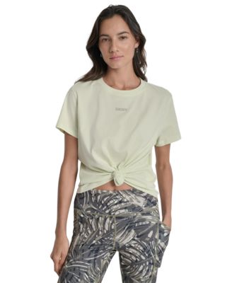 DKNY - Women's Studded-Logo T-Shirt