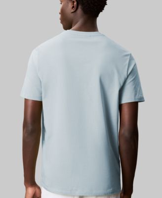 Men's Smooth Cotton Solid Crewneck T-Shirt