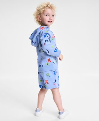 Toddler Boys 2T-4T 2-Pc. Soft Fleece Printed Set, Exclusively at Macy's