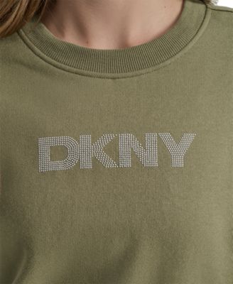 Women's Mini Stud Logo Crew Neck Sweatshirt