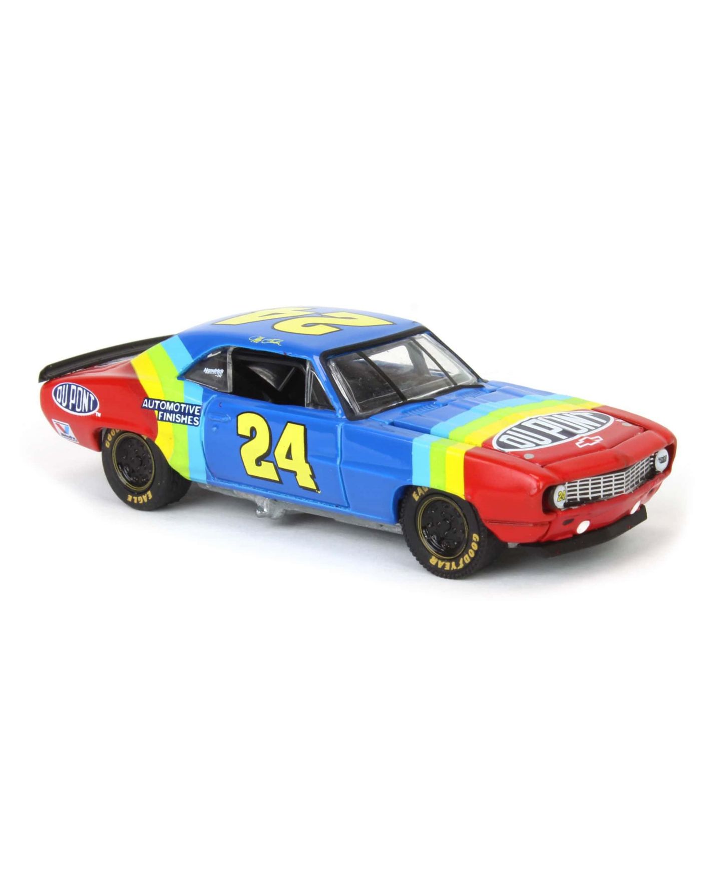 Детская игрушка Greenlight 1/64 Scale Jeff Gordon First Win Tribute 1969 Camaro Diecast Replica Vehicle — фото 2