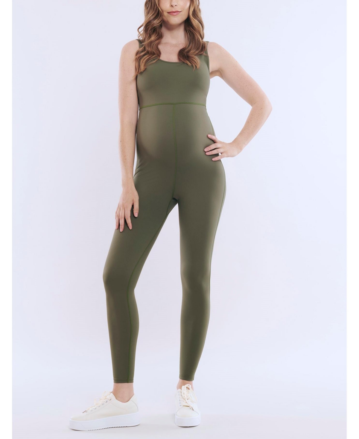 Maternity Sleeveless Active Unitard - Motherhood - Skipper blue