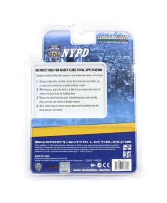 1/64 2019 NYPD Dodge Durango with Squad Number Decal Sheet Hobby