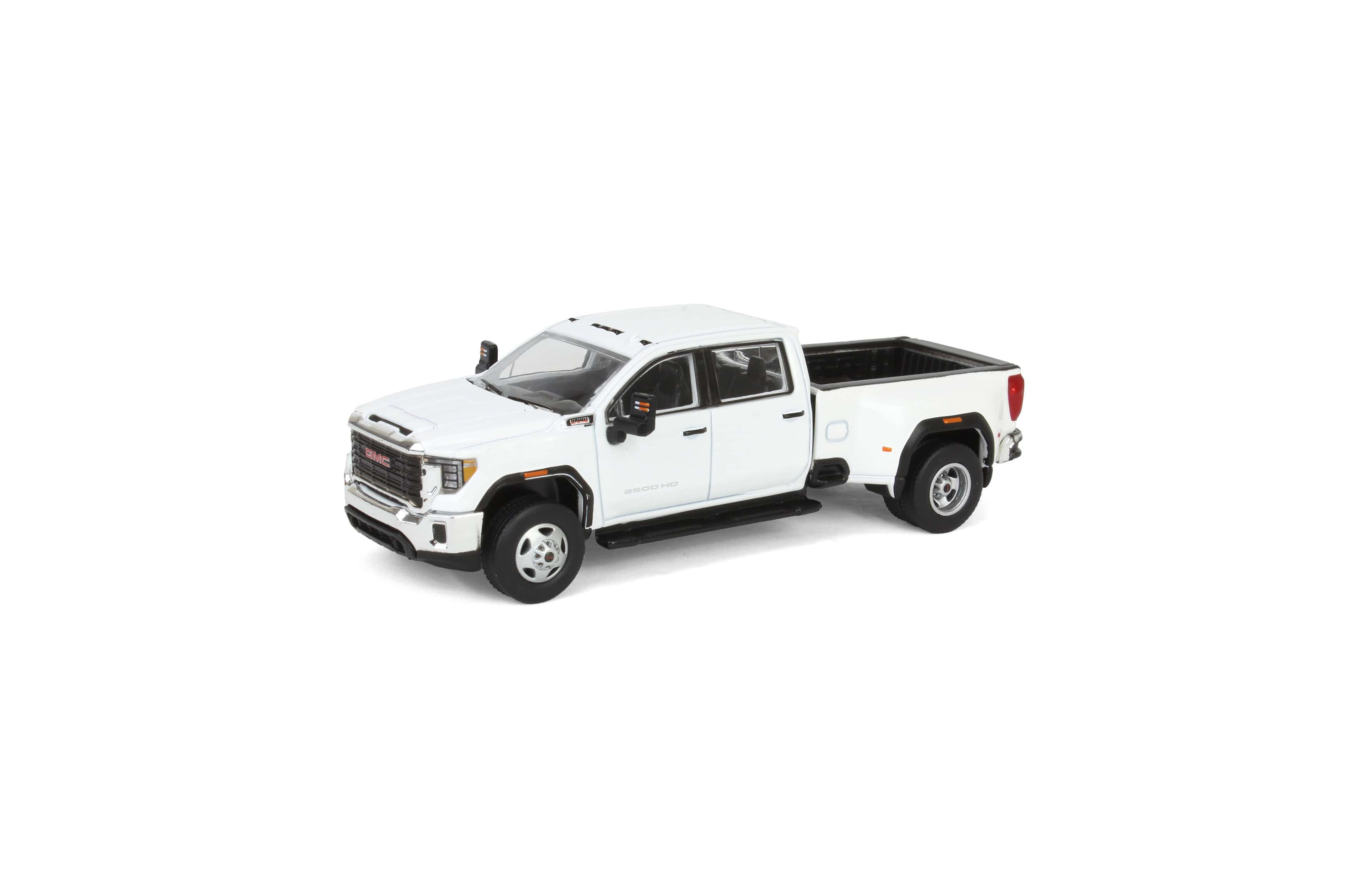 1/64 2022 Gmc Sierra 3500HD Pro Dually, Summit White Diecast Exclusive