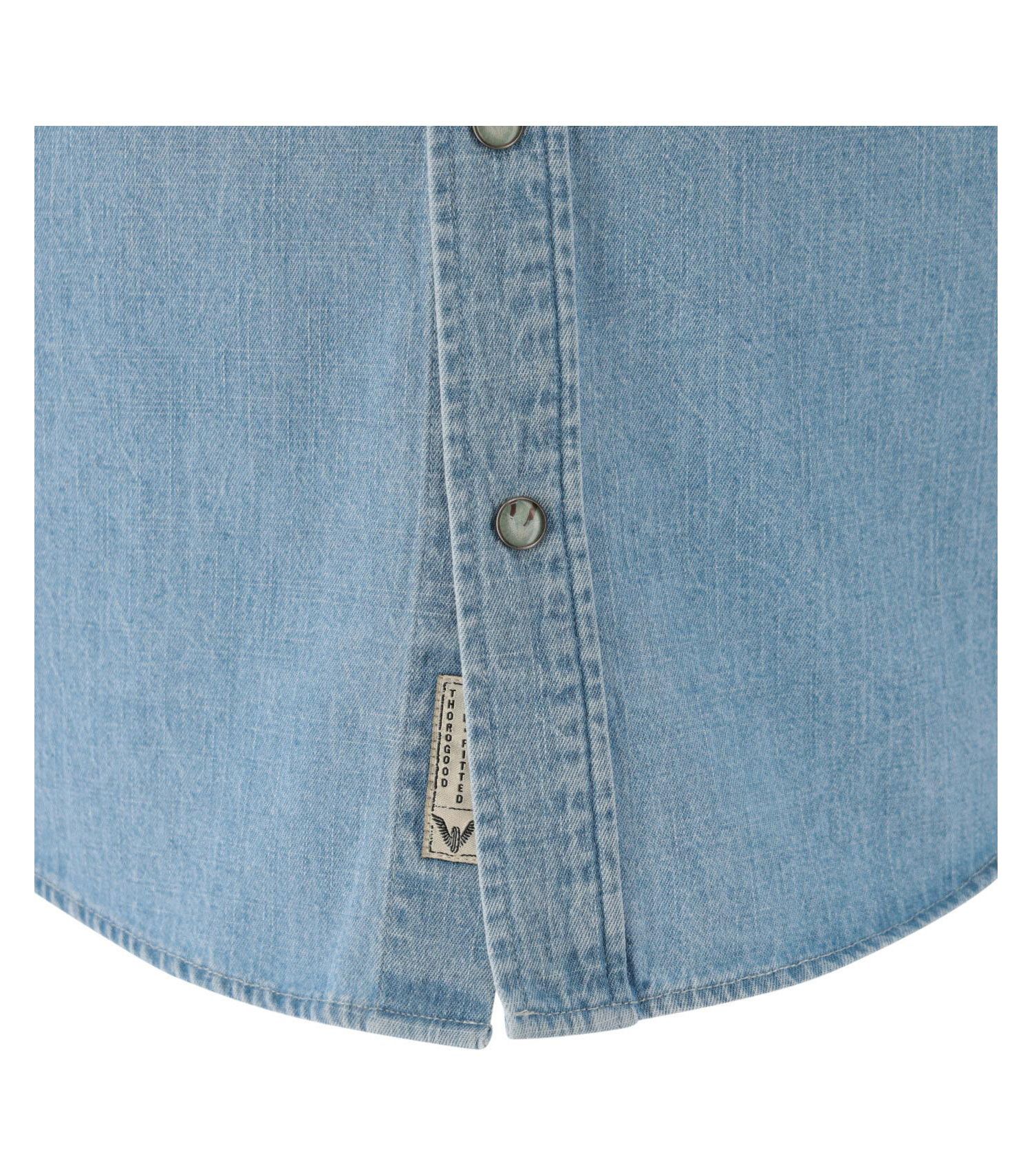 Big & Tall Western Short Sleeve Snap Up Shirt