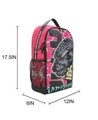 Large Graphic 17.5" Pink Backpack