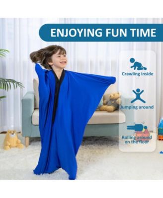 Small Blue Kids Full Body Sensory Socks