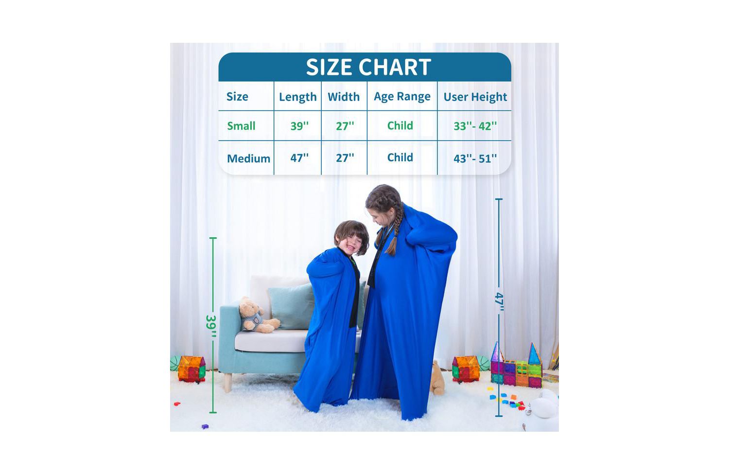 Small Sensory Full-Body Socks