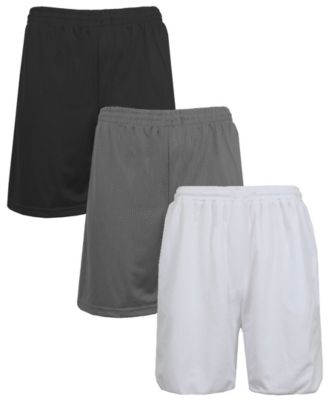 Men's 3-Pack Jump Start Lightweight Breathable Moisture Wicking Mesh Shorts