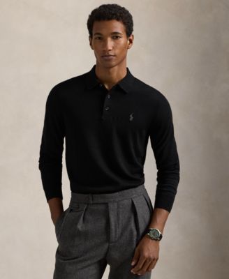 Polo Ralph Lauren - Men's Wool Polo-Collar Sweater