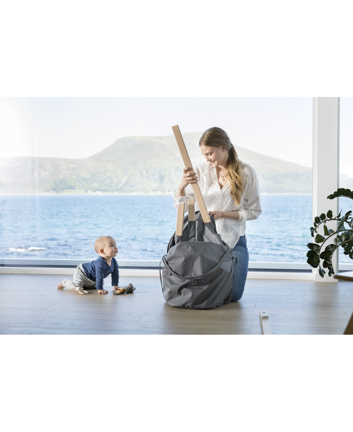 Stokke Clikk Highchair Travel Bag In Blue