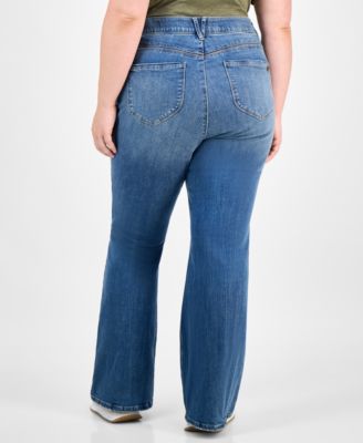 Trendy Plus "Ab"Solution High-Rise Flared Jeans