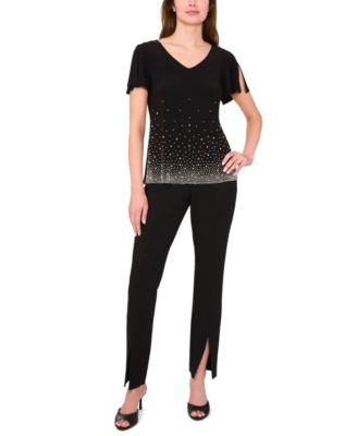 Women's V-Neck Short-Sleeve Top