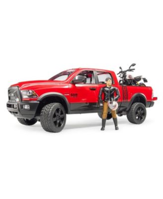 1/16 Ram 2500 Power Wagon with Ducati Scrambler Desert Sled and Driver Vehicles Toy 02502