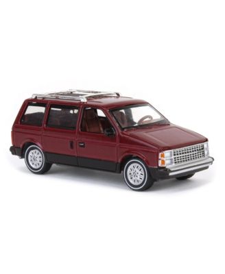 1/64 1985 Dodge Caravan, Crimson Red Mighty Minivans