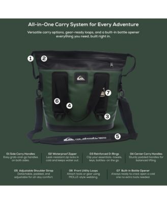 Coastal Collection 48-72H 5 Layer Insulated Tote Coller Bag with Waterproof Zippers