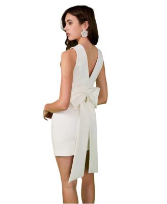 Women's Large Bow Mini Dress