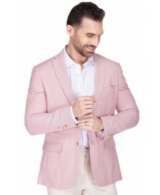 Men's Slim Fit Linen-Blend Blazer