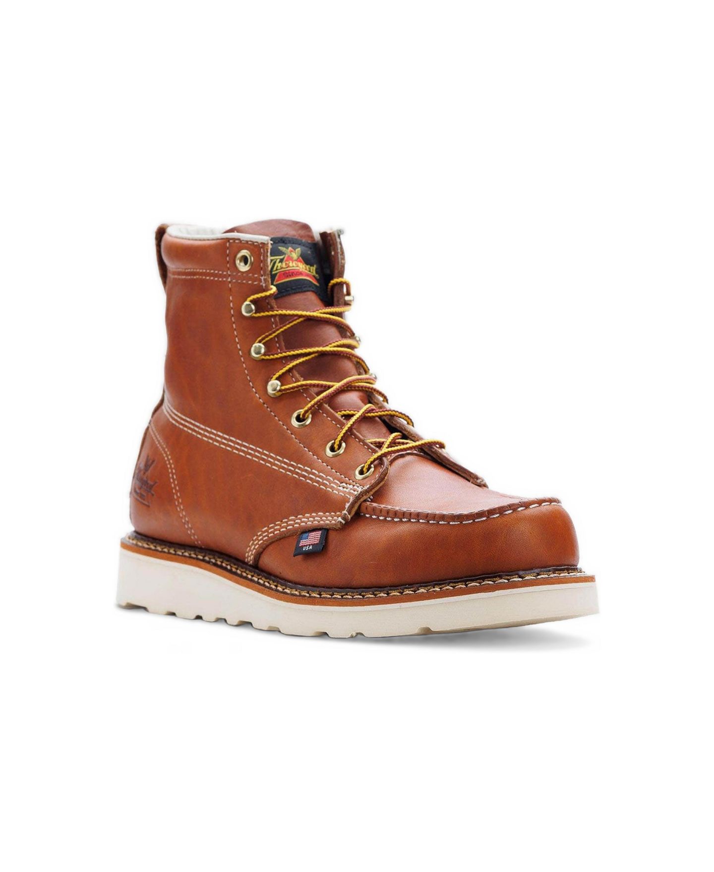 Мужские ботинки Thorogood American Heritage 6" Tobacco Moc Toe Work Boots for Men, цвет: Табачный — фото 2