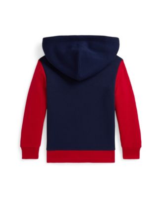 Toddler and Little Boys Triple-Pony Fleece Hoodie