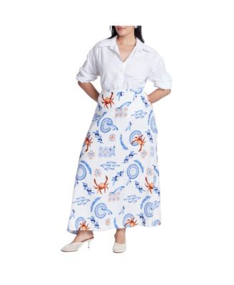 Women's Printed Full Skirt