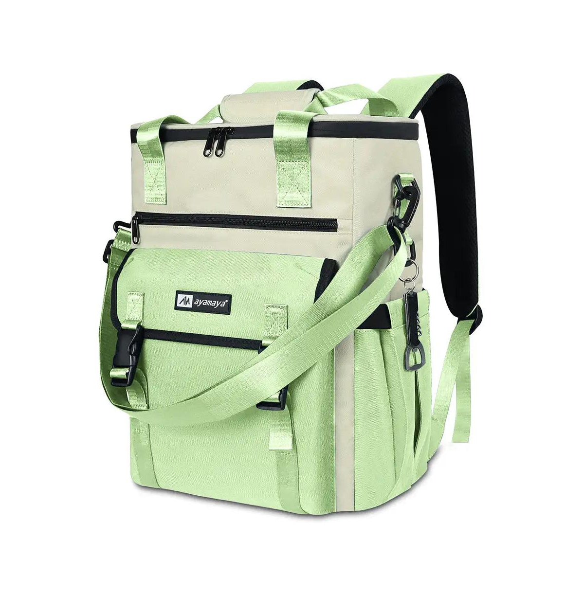 ChillBelle Backpack Cooler for Women &#x2013; Lightweight Insulated Tote with Dual Straps, Waterproof Liner, Wine Bottle Pockets, Leak-Resistant Zippe