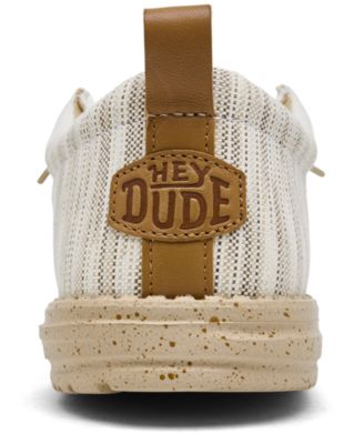 Men's Wally Funk Woven Jacquard Slip-On Casual Moccasin Sneakers from Finish Line