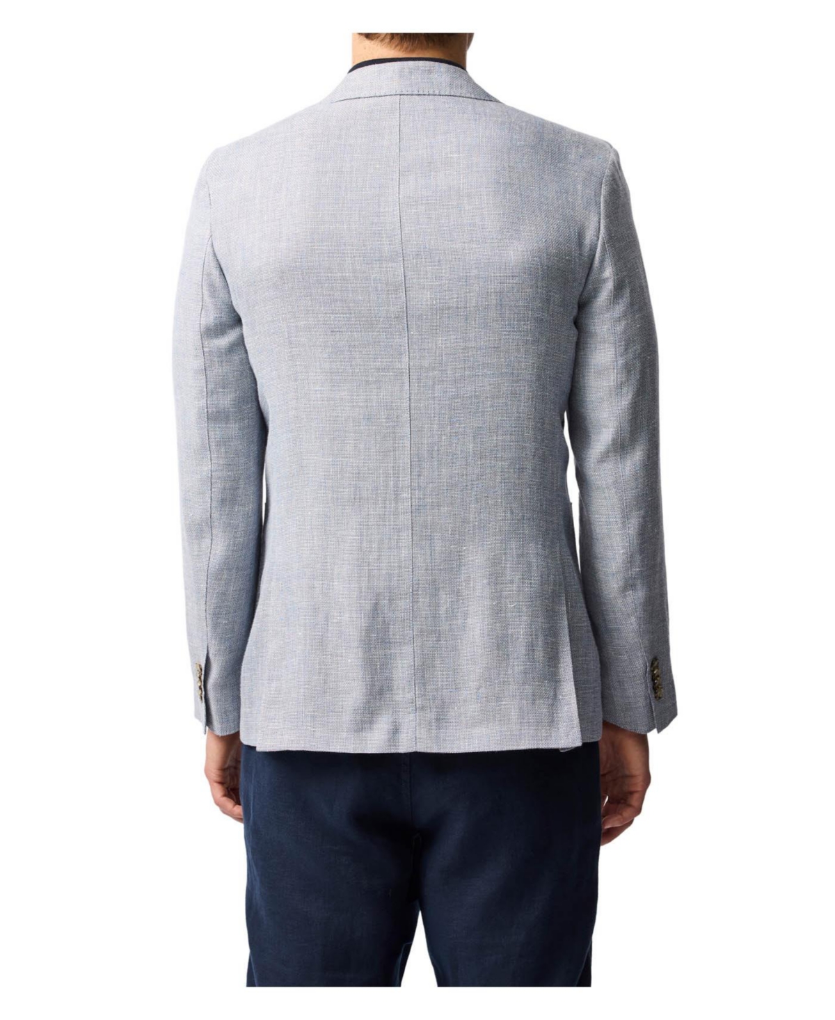 Rodd & Gunn Men's The Cascades Wool & Linen-blend Slim-fit Two-button Blazer In Gray