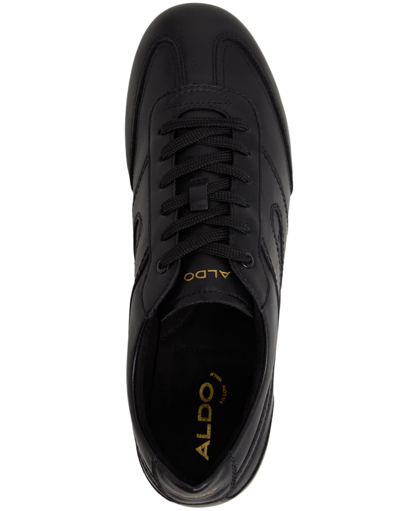 Мужские кроссовки ALDO Aris Lace Up, цвет: Гладкий чёрный — фото 4