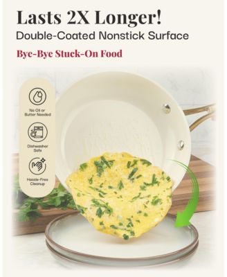 Natural Collection 12 inch Ceramic Coating Fry Pan