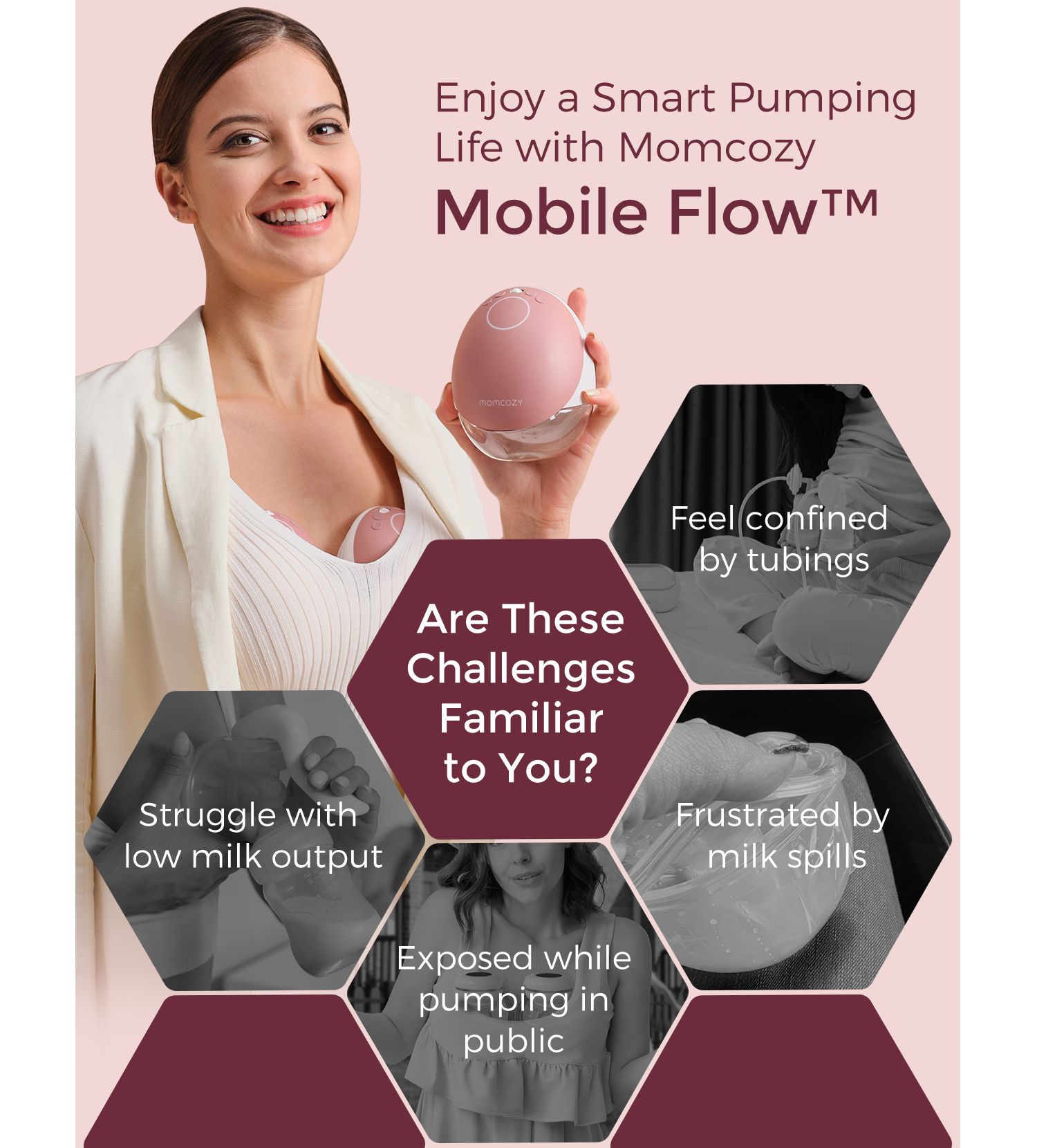 Mobile Flow™ Hands-Free Breast Pump | M9