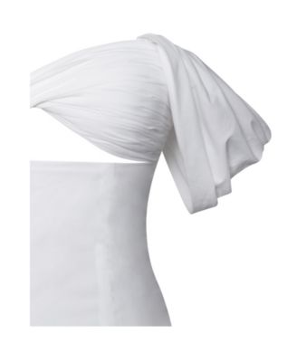 Women's Umika White Bubble Hem Mini Dress