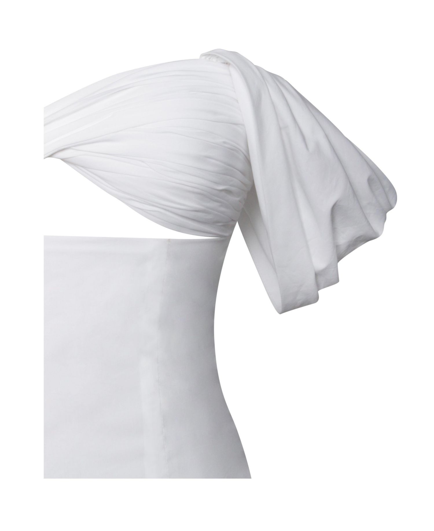 Women's Umika White Bubble Hem Mini Dress