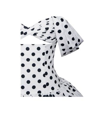 Women's Umika Polka Dots Bubble Hem Mini Dress
