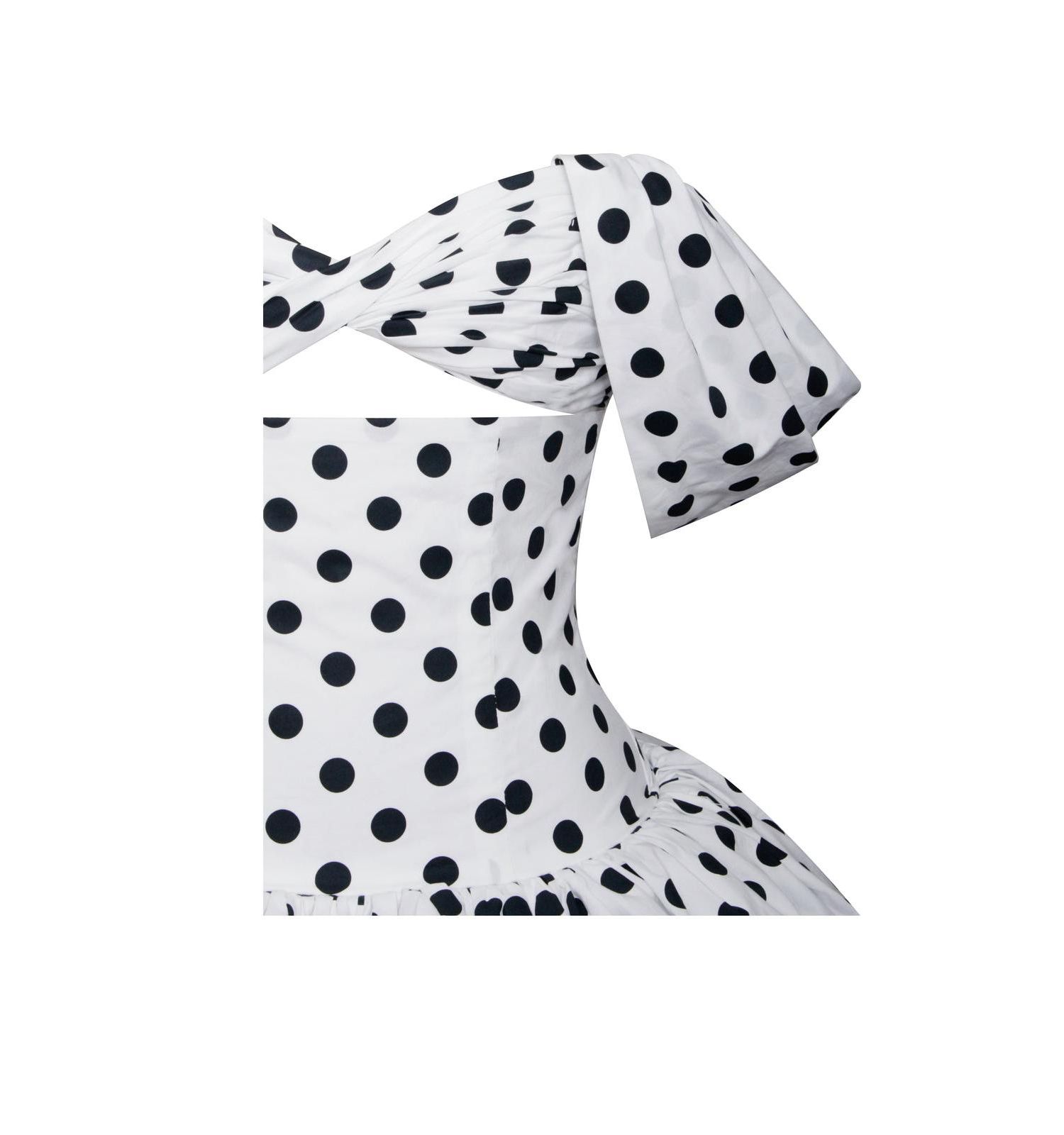 Women's Umika Polka Dots Bubble Hem Mini Dress