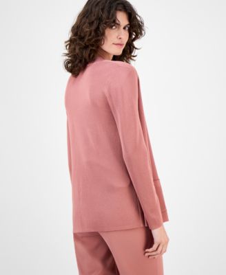 Women's Malibu Fine Rib Open-Front Cardigan