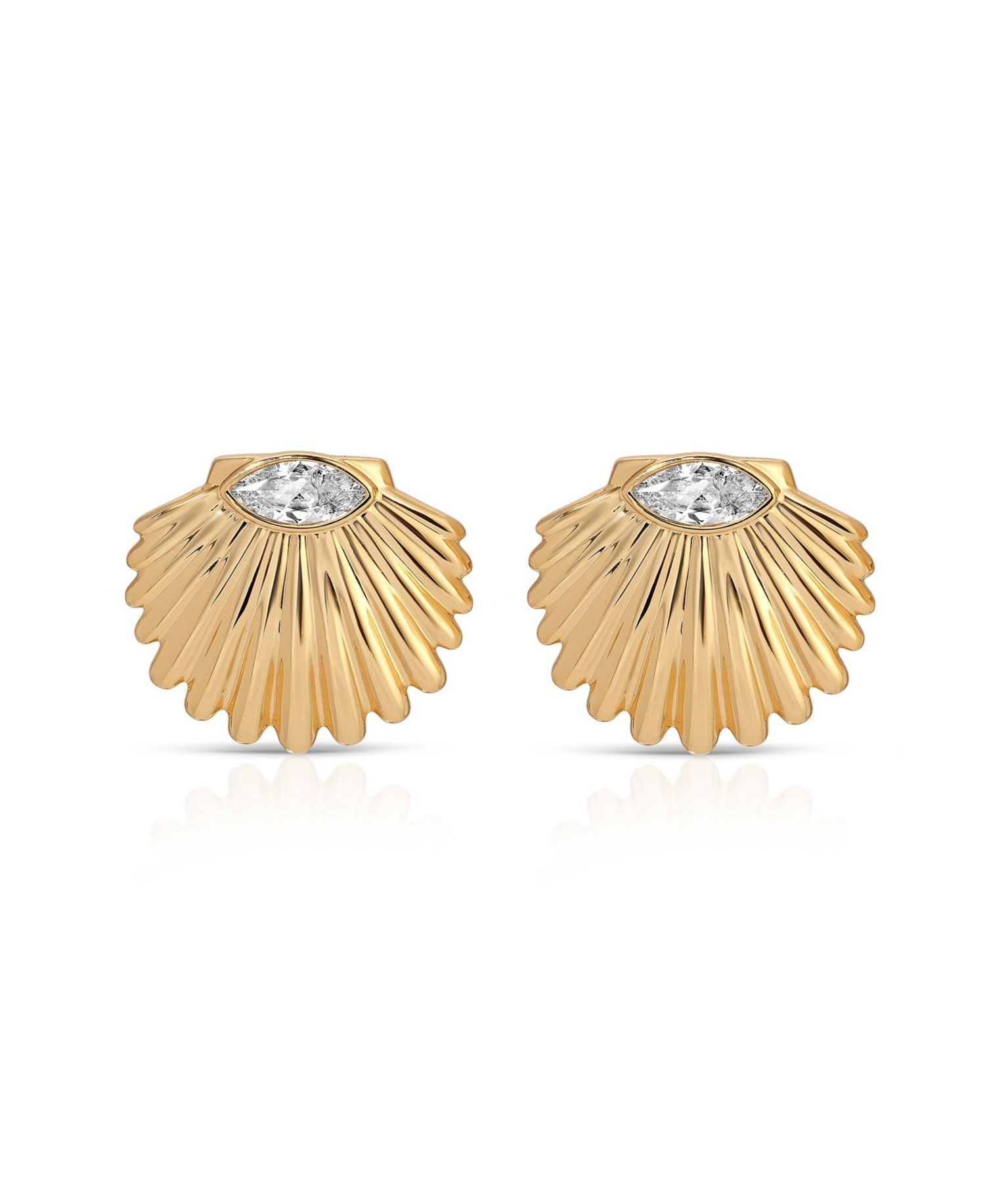 Santorini Shell Stud Earrings