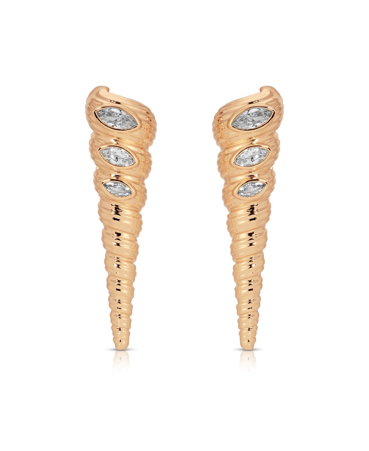 Capri Shell Earrings - Silver