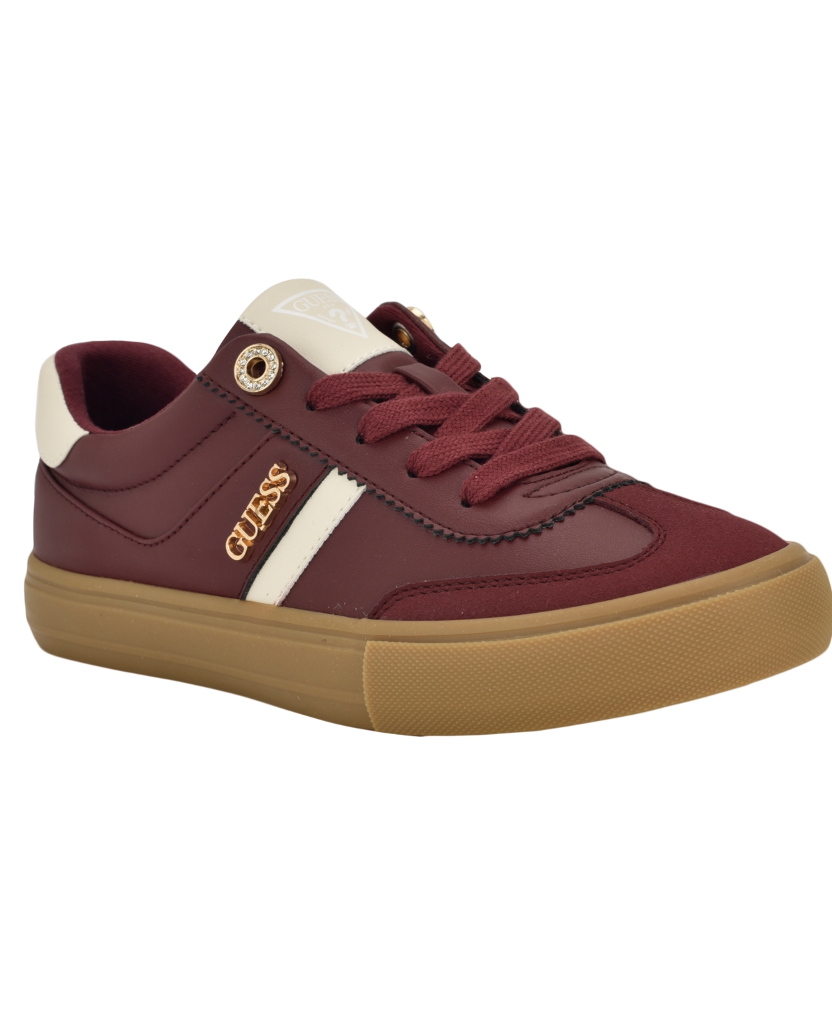 Guess Women's Loui Sporty T-toe Sneakers In Red