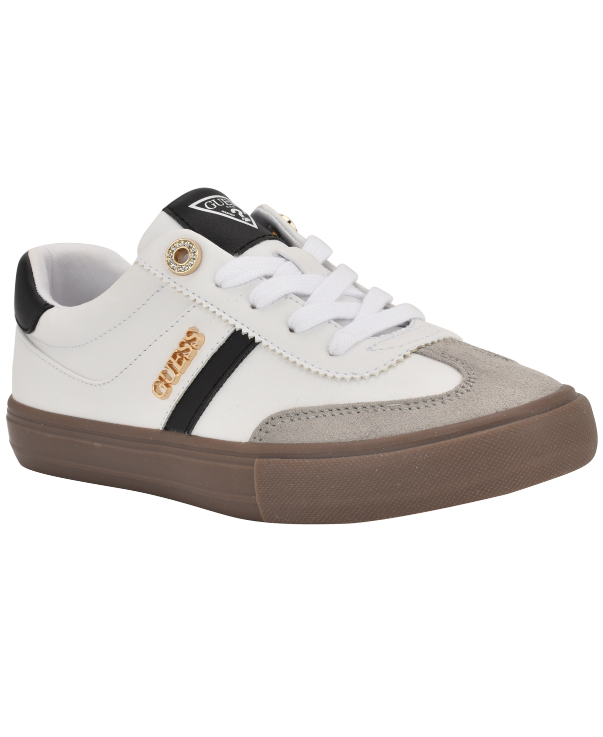 Guess Women's Loui Sporty T-toe Sneakers In White