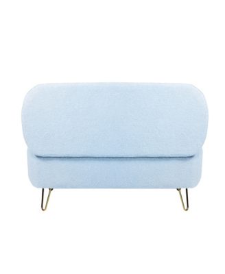 Faux Fur Storage Ottoman Bench
