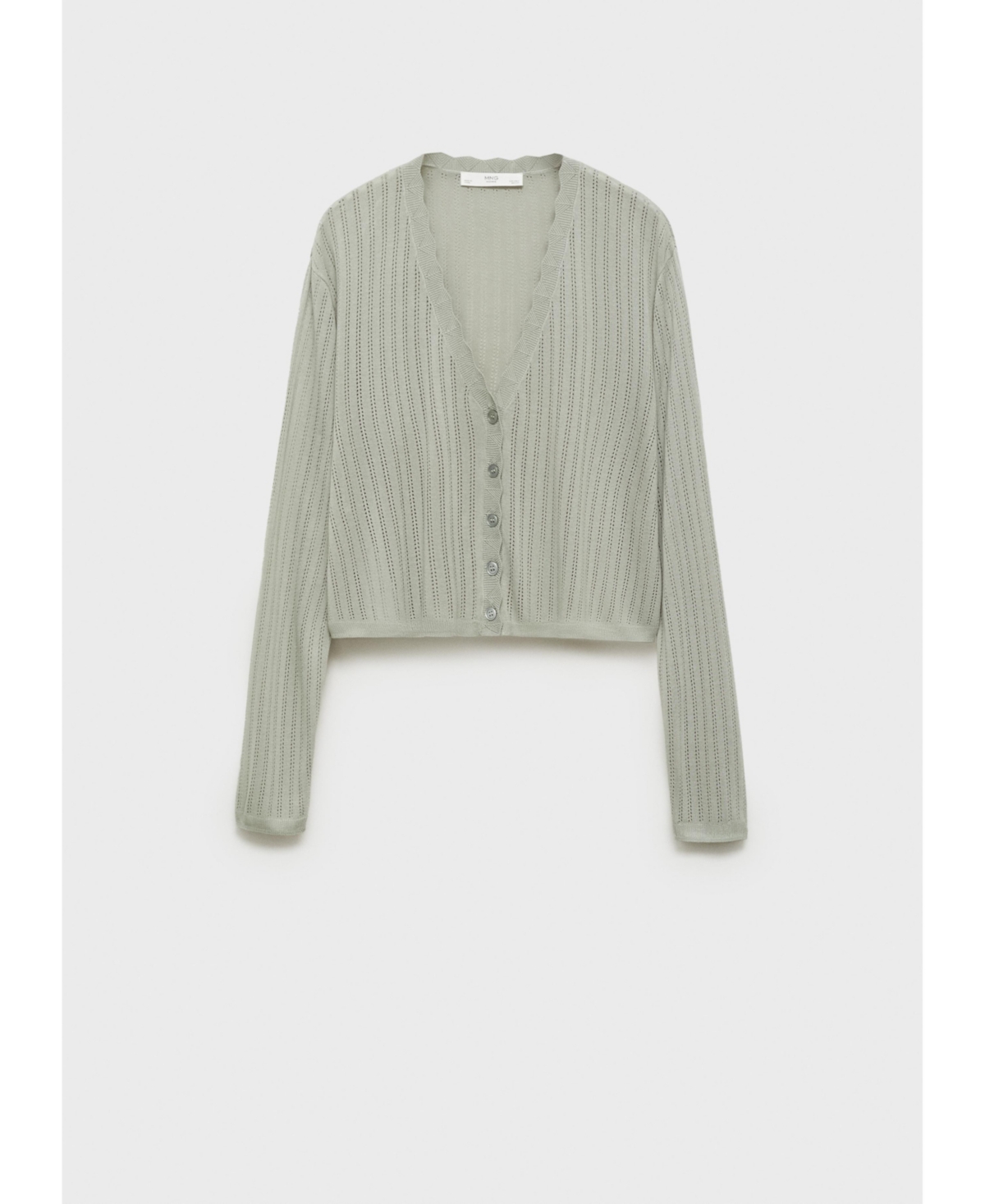 Mango Pointelle Pajama Cardigan