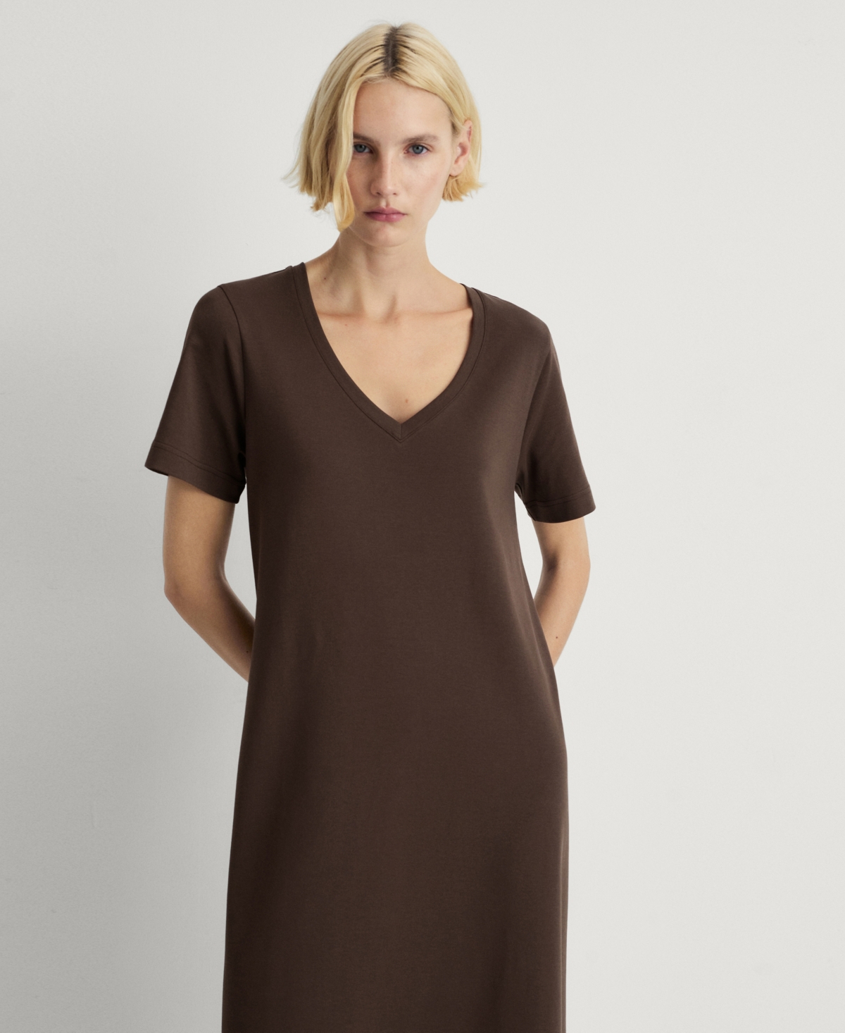 Mango Women's Plain Cotton Nightgown