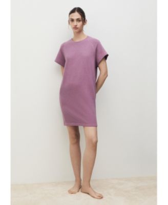 Women's Heather Fleece Cotton Nightgown