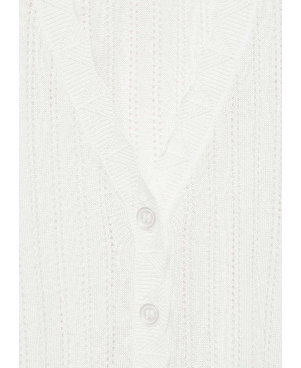 Mango Women's Openwork Detail Pajama Cardigan