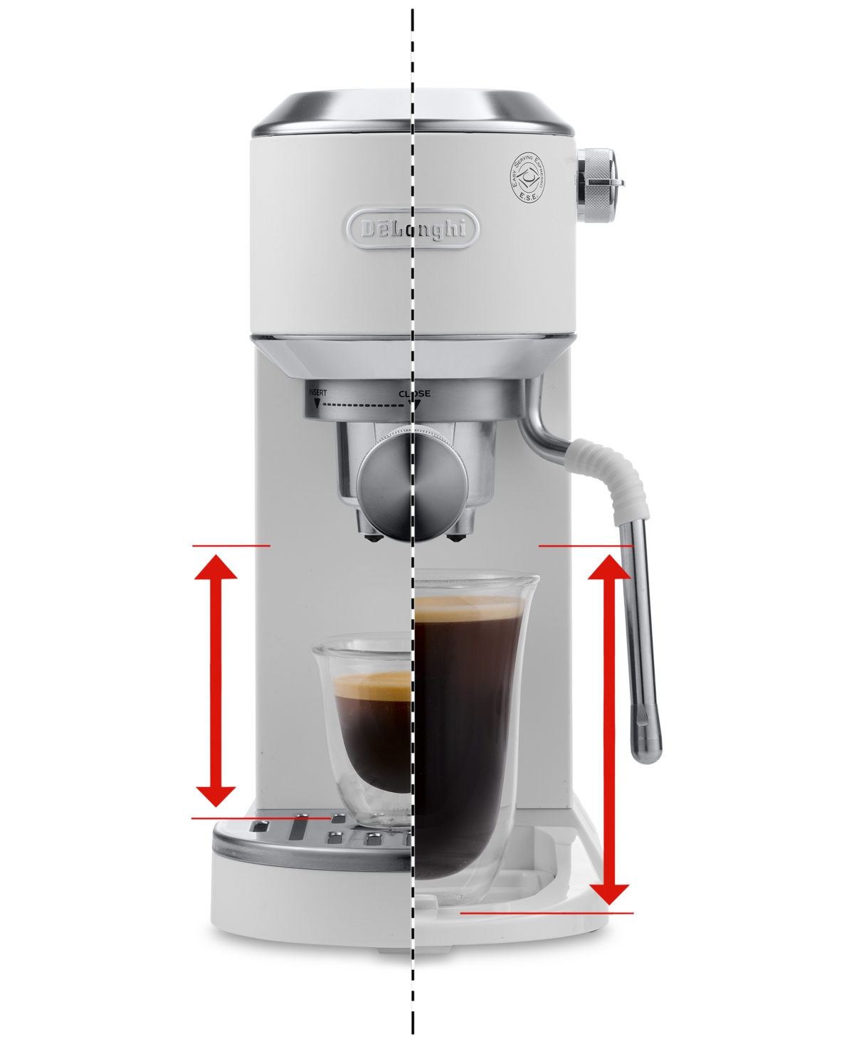Delonghi Dedica Duo Espresso Machine In Metallic