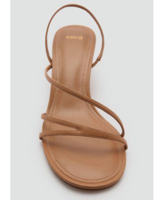 Women's Animal Print Strap Heel Sandals