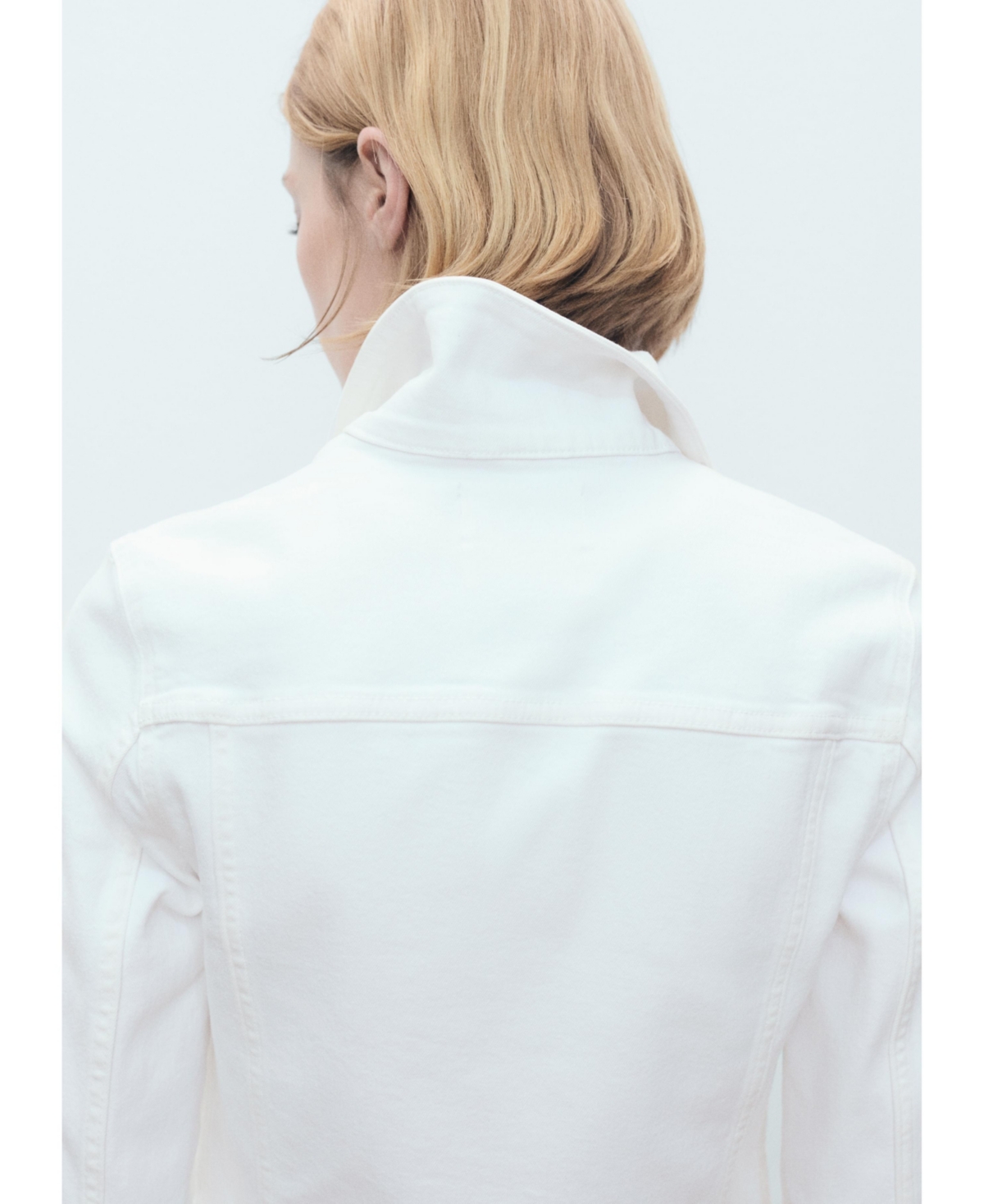 Mango Women's Crop Denim Jacket